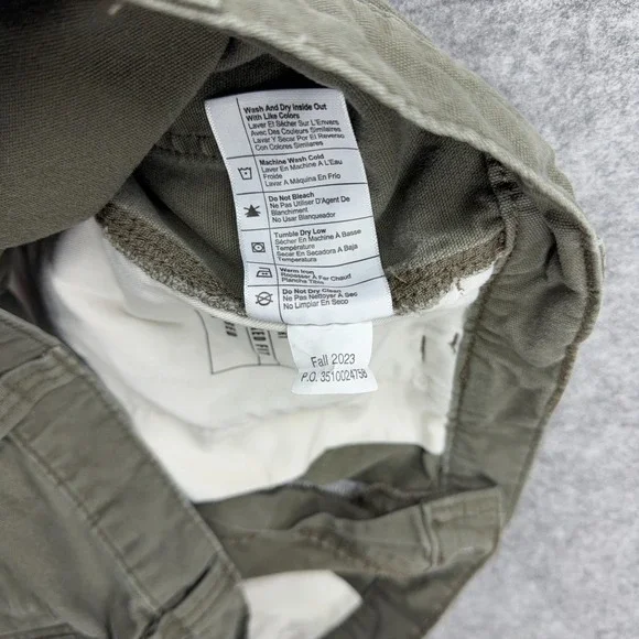 Carhartt Pants Mens 38x30 Gray Rugged Flex Double Front Utility Canvas Work - Picture 12 of 13